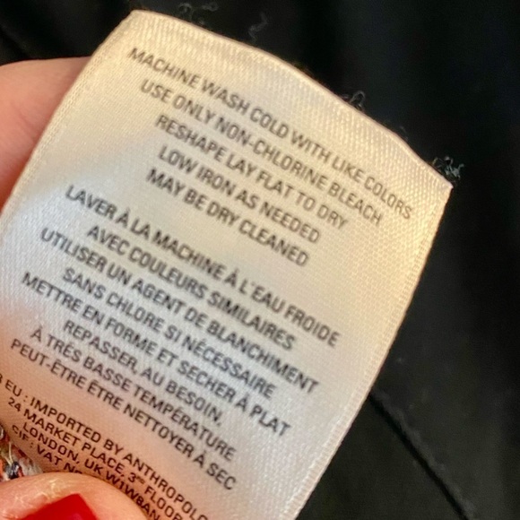 Maeve by Anthropologie Argyle Erina dark coral a-line bell sleeves dress size L - Picture 11 of 15